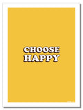 Choose Happy - Geschirrtuch
