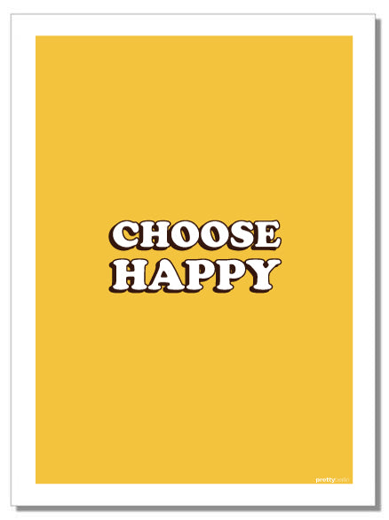 Choose Happy - Geschirrtuch