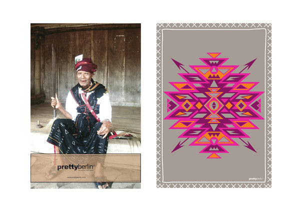 Aztec Print - Geschirrtuch