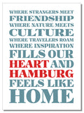 Heart Hamburg - Geschirrtuch