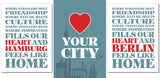 Heart Hamburg - Geschirrtuch
