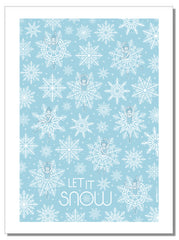 Snowflakes - Geschirrtuch